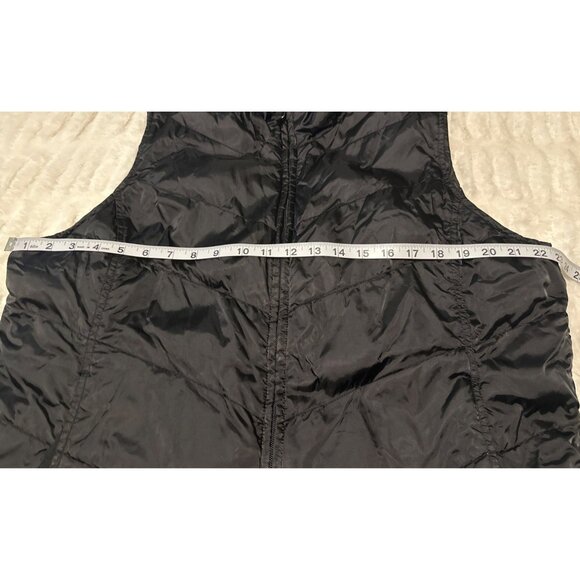 Eddie Bauer Brand Goose-Down Black Jacket Vest 100% Nylon Women's Size XL (READ) - Picture 7 of 15